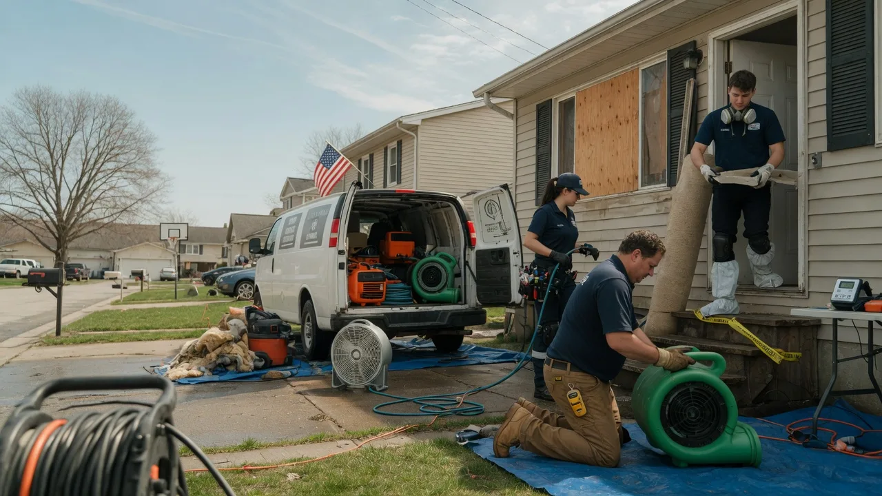 Water Damage Restoration in New Auburn, WI near me